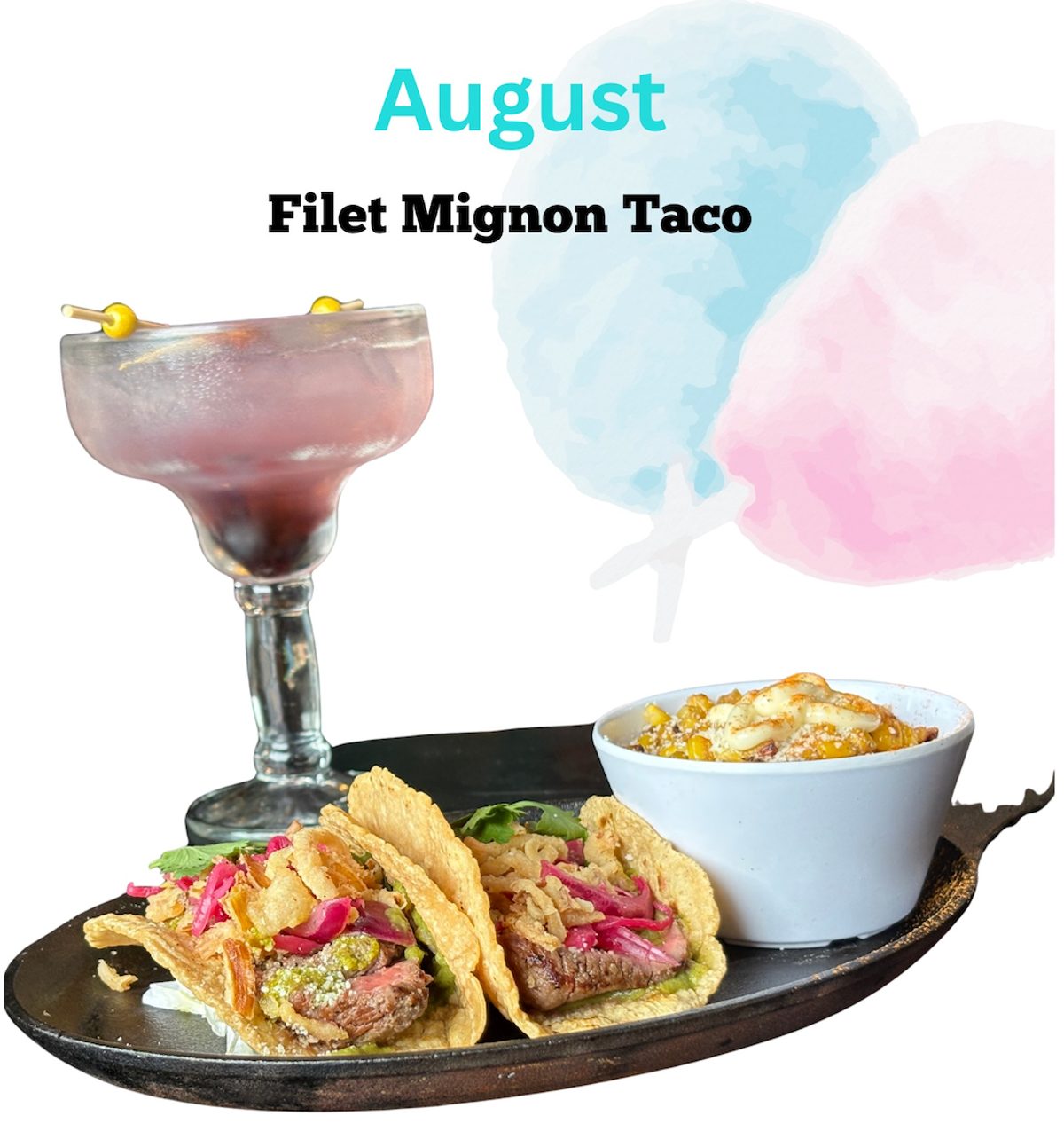 August Filet Mignon Taco