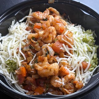 Zesty Garlic Shrimp bowl